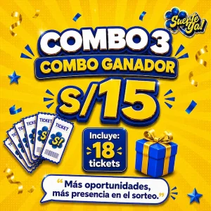Paquete de 18 Tickets + Beneficio En Vivo